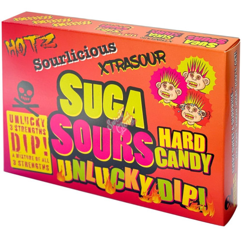 Hotz Suga Sours Unlucky Dip 100g - 12ct