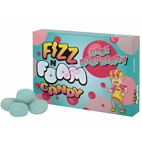 Fizz N Foam Blue Raspberry 100g - 12ct