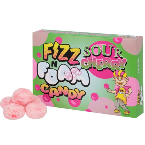 Fizz N Foam Sour Cherry 100g - 12ct