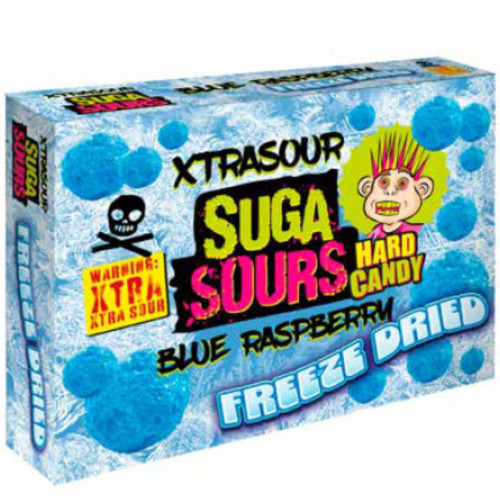 Suga Sours Xtra Blue Raspberry Freeze Dried 40g - 12ct