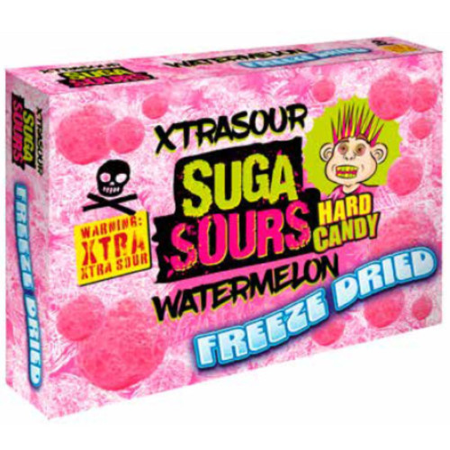 Suga Sours Xtra Watermelon Freeze Dried 40g - 12ct