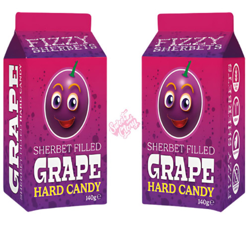 Fizzy Sherbets American Grape 140g - Case