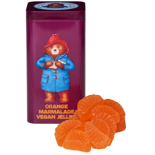 Paddington Bear Orange Marmalade Jelly Sweets Tin 140g - 24ct