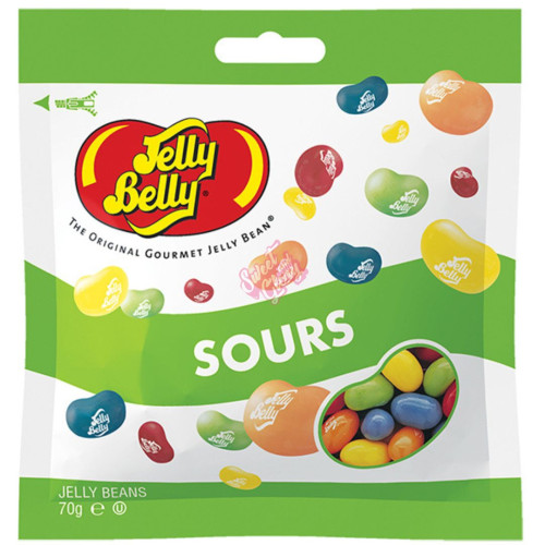 Jelly Belly Sours Jelly Beans 70g - 12ct