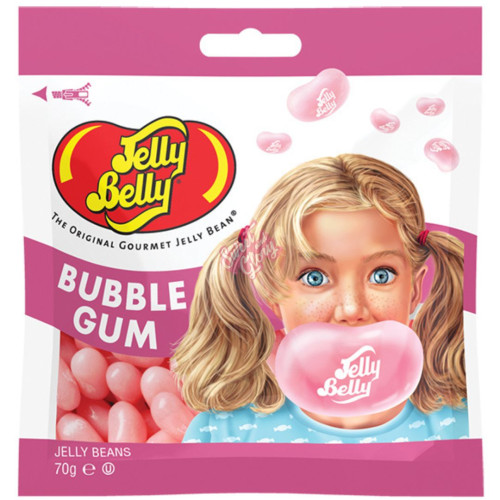 Jelly Belly Bubble Gum Jelly Beans 70g - Case