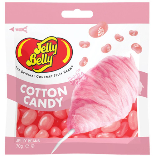 Jelly Belly Cotton Candy Jelly Beans 70g - Case