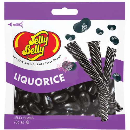 Jelly Belly Liquorice Jelly Beans 70g - 12ct
