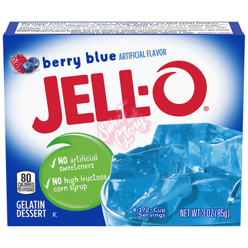 Jell-O Berry Blue 85g - 24ct