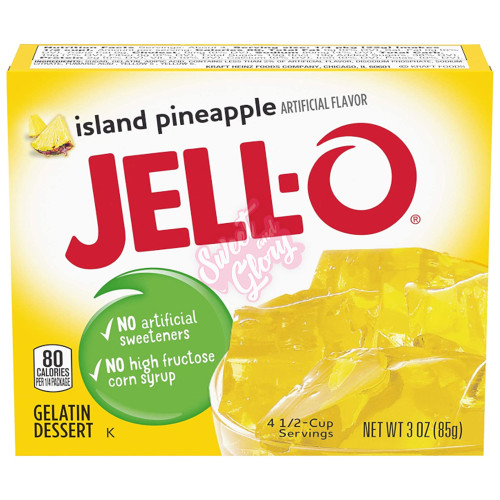 Jell-O Island Pineapple 85g - 24ct