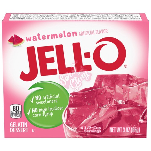Jell-O Watermelon 85g - 24ct