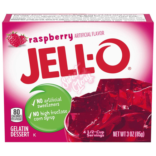 Jell-O Raspberry 85g - 24ct