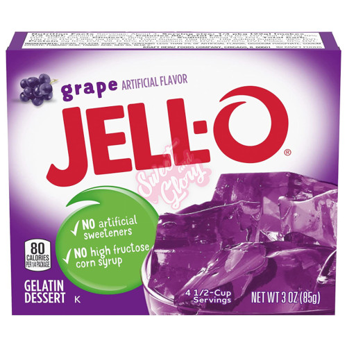 Jell-O Grape 85g - 24ct