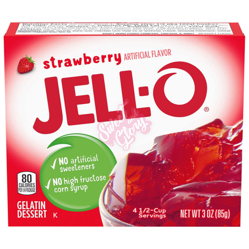 Jell-O Strawberry 85g - 24ct