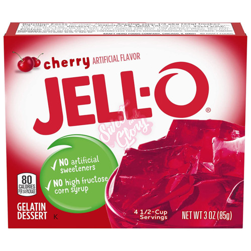 Jell-O Cherry 85g - 24ct