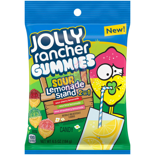 Jolly Rancher Gummies Sour Lemonade 184g - 12ct