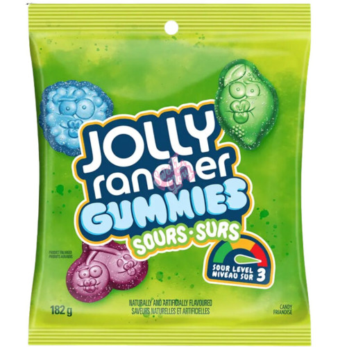 Jolly Rancher Gummies Sours 182g (CAN) - 10ct