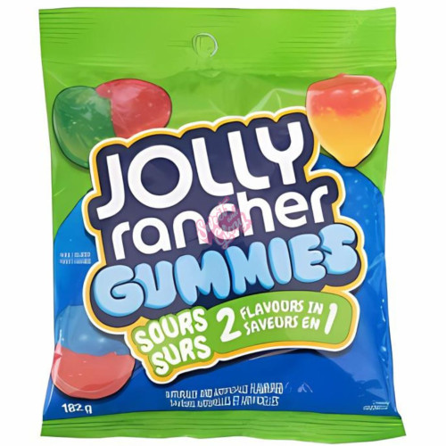 Jolly Rancher Gummies Sours 2in1 182g (CAN) - 10ct