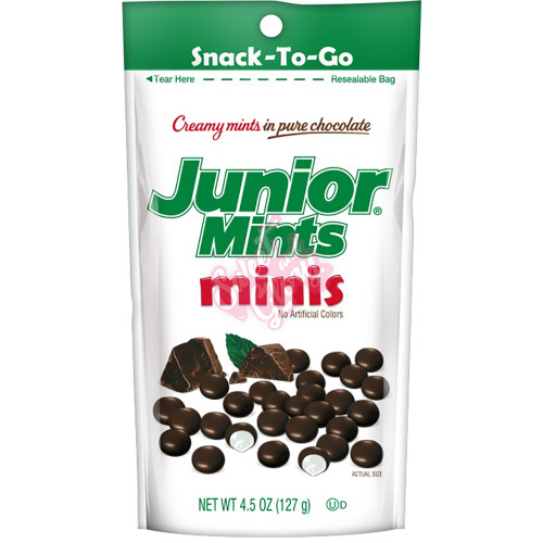 Junior Mints Minis Stand Up Bag 128g - 12ct