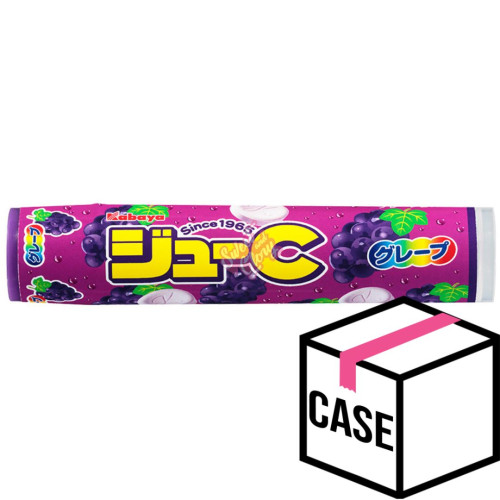 Kabaya Ju-C Ramune Candy Grape (Japan) 24g - Case