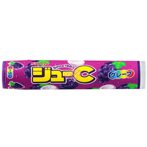 Kabaya Ju-C Ramune Candy Grape (Japan) 24g - 10ct