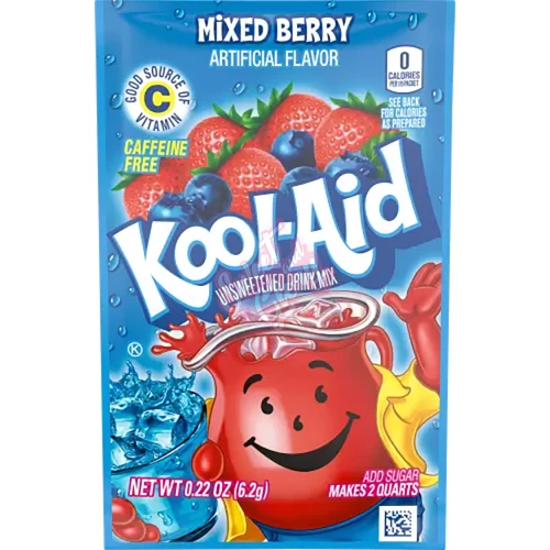 Kool Aid Unsweetened Mixed Berry 6.2g - 48ct