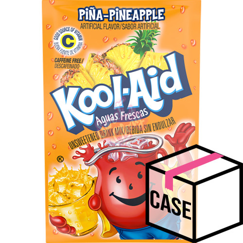 Kool Aid Unsweetened Pina - Pineapple 3.9g - Case