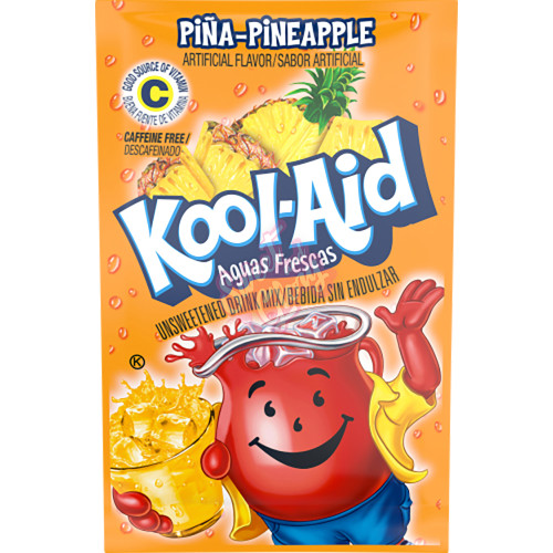 Kool Aid Unsweetened Pina - Pineapple 3.9g - 48ct