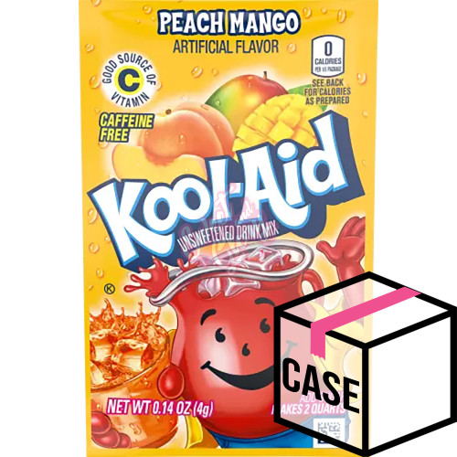Kool Aid Unsweetened Peach - Mango 4g - Case