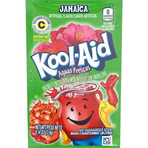Kool Aid Unsweetened Jamaica 3.9g - 48ct