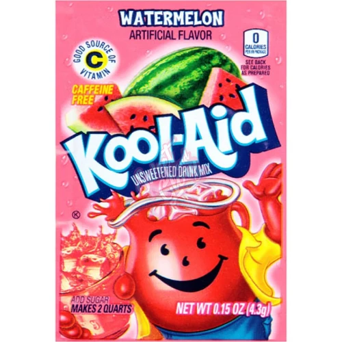 Kool Aid Unsweetened Watermelon 4.3g - 48ct