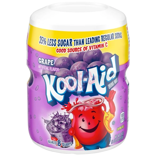Kool Aid Sweetened Grape 538g - 1ct