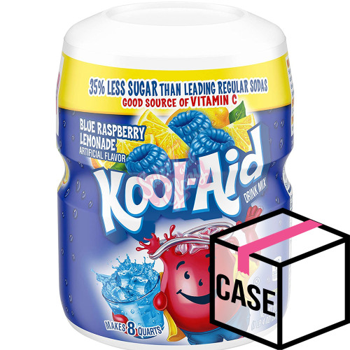 Kool Aid Sweetened Blue Raspberry 538g - Case