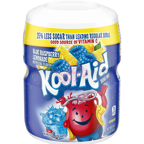 Kool Aid Sweetened Blue Raspberry 538g - 1ct