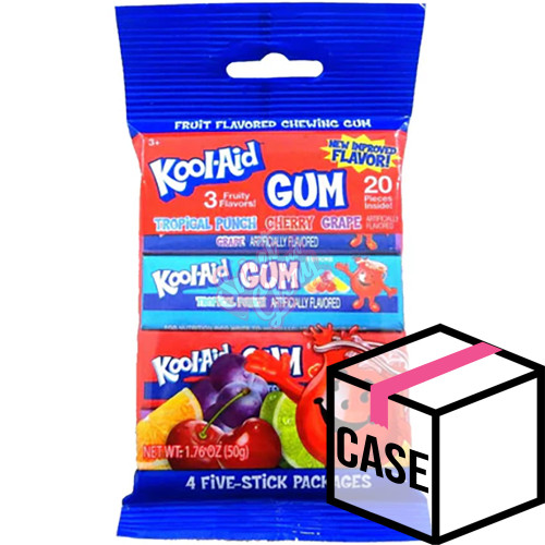 Kool Aid Gum 4 Pack 50g - Case