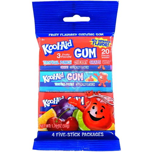 Kool Aid Gum 4 Pack 50g - 10ct