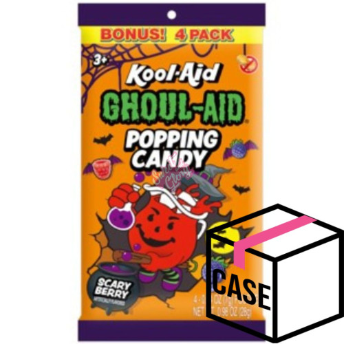 Ghoul-Aid Popping Candy Scary Berry 28g - Case