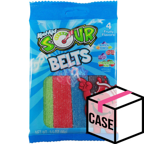 Kool Aid Sour Belts 99g - Case