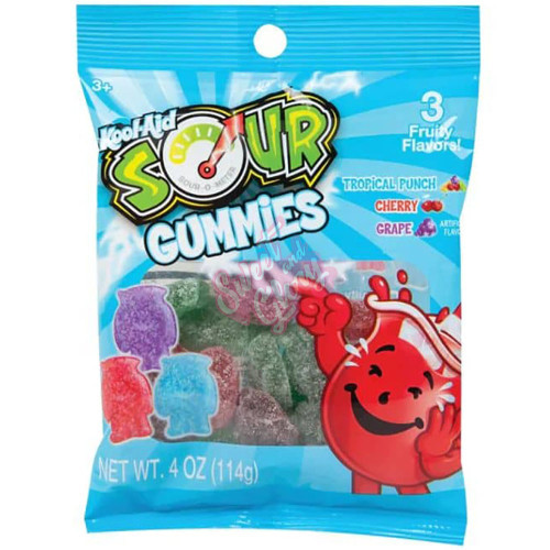 Kool Aid Sour Gummies 113g - 12ct