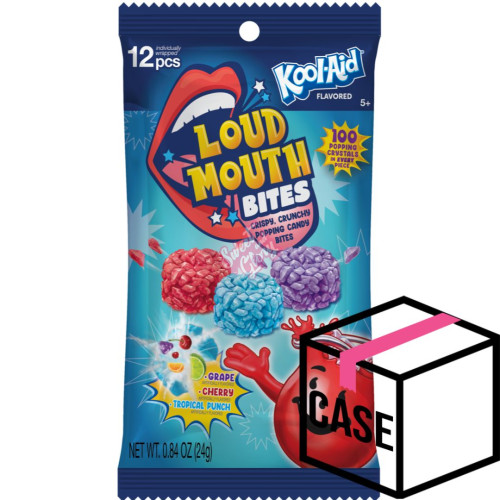 Kool Aid Loud Mouth Bites 24g - Case