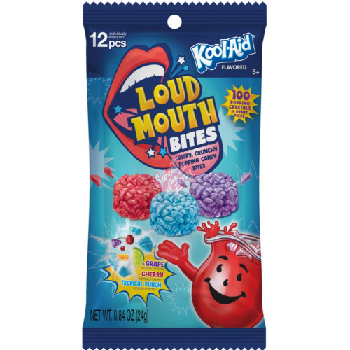 Kool Aid Loud Mouth Bites 24g - 12ct