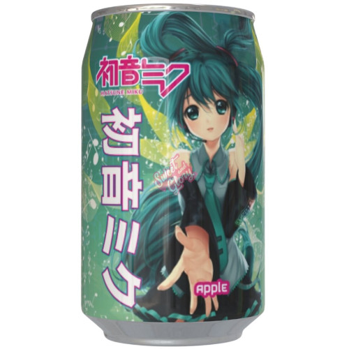 Kawaji Hatsune Miku Apple Soda 330ml - 12ct