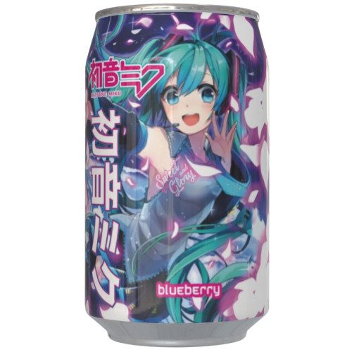Kawaji Hatsune Miku Blueberry Soda 330ml - 12ct