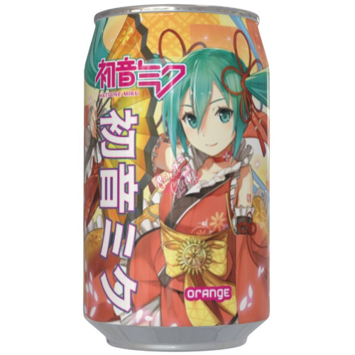 Kawaji Hatsune Miku Orange Soda 330ml - 12ct