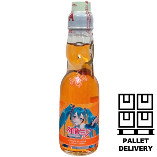 Kawaji Hatsune Miku Orange Ramune Soda 200ml - 30ct