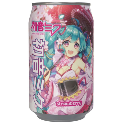Kawaji Hatsune Miku Strawberry Soda 330ml - 12ct