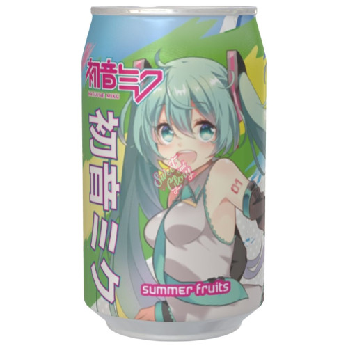 Kawaji Hatsune Miku Summer Fruits Soda 330ml - 12ct