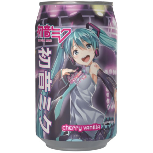Kawaji Hatsune Miku Cherry Vanilla Soda 330ml - 12ct