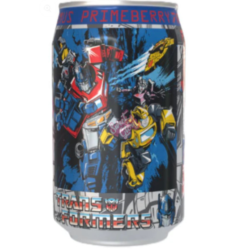 Transformers Optimus Primeberry Strawberry Soda 330ml - 12ct