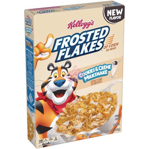 Kellogg's Frosted Flakes Cookies & Creme Milkshake 343g - Case