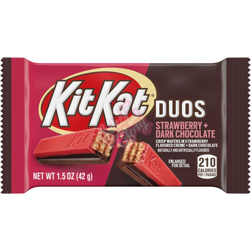 Kit Kat Duo's Strawberry & Dark Chocolate 42g - 24ct